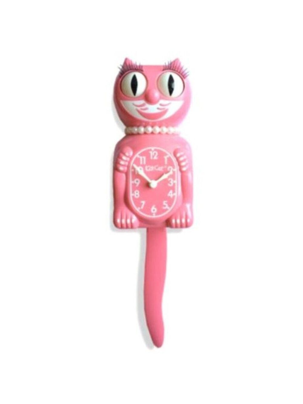 RETIRED Urban Outfitters Strawberry Ice Pink Lady Kit-Cat Clock - Picture 3 of 5